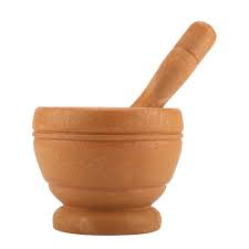Wooden Mortar & Pestle Med Sz 5 - 2kg
