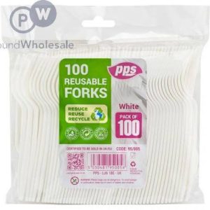 Disposable Forks Pack Of 100 - Pack x 100
