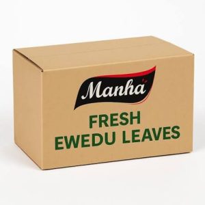 Box of Fresh Ewedu Molokhia Leaves