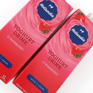 Hollandia Yoghurt 1L - Hollandia Yoghurt Strawberry 1L